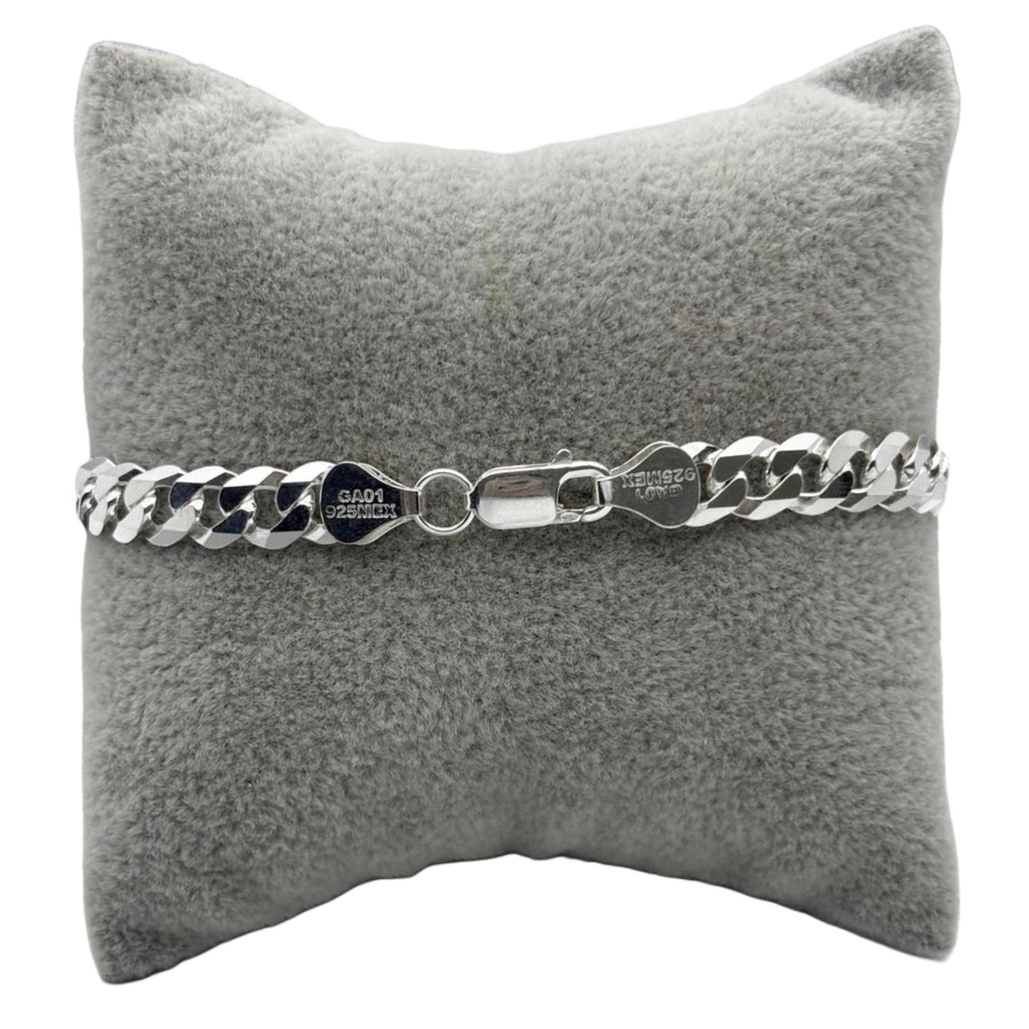PULSERA PULSO CUBANO PLATA