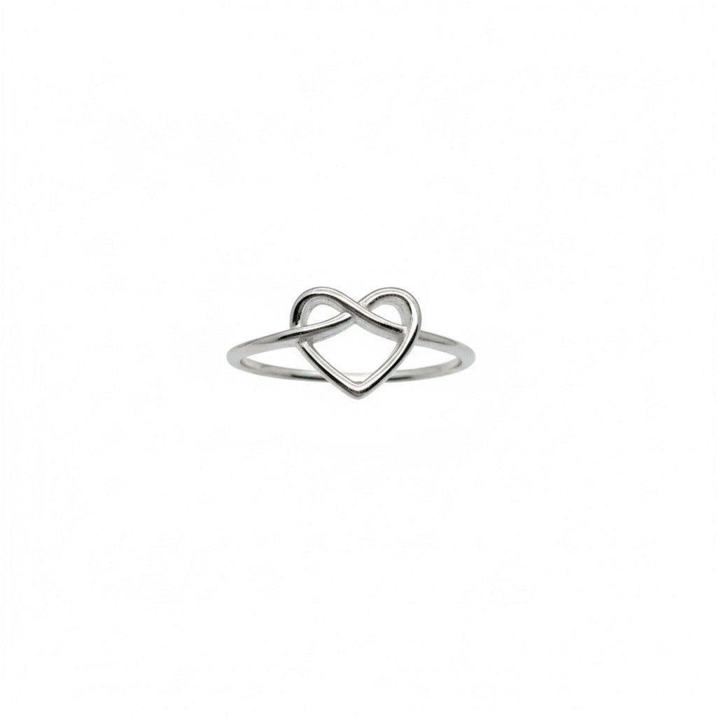 ANILLO CORAZÓN INFINITO