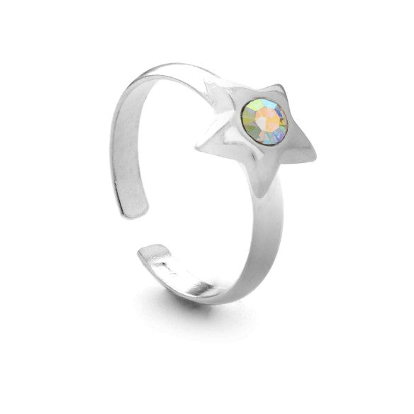 ANILLO MIDI ESTRELLA PEACH CLP