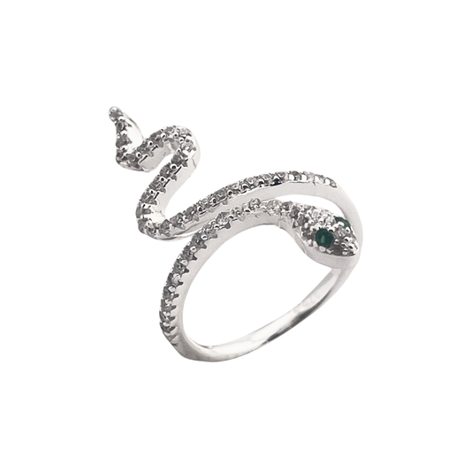 ANILLO DE SERPIENTE PLATA