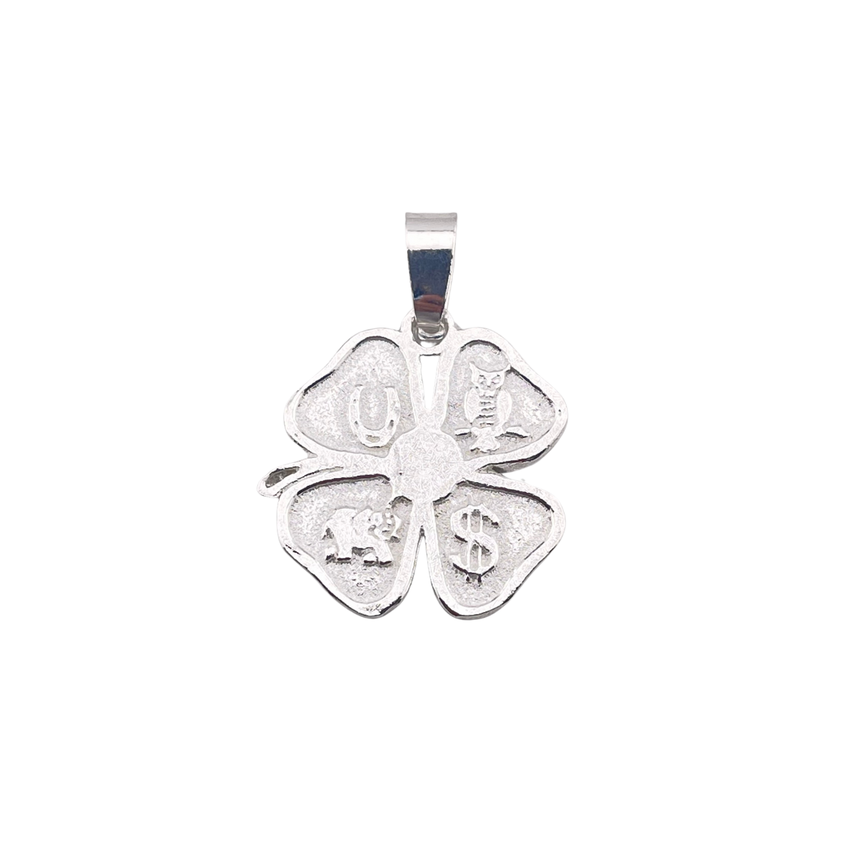 DIJE DE TREBOL DE LA SUERTE